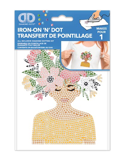 Diamond Dotz® Flower Hat Iron-On 'n' Dot Kit